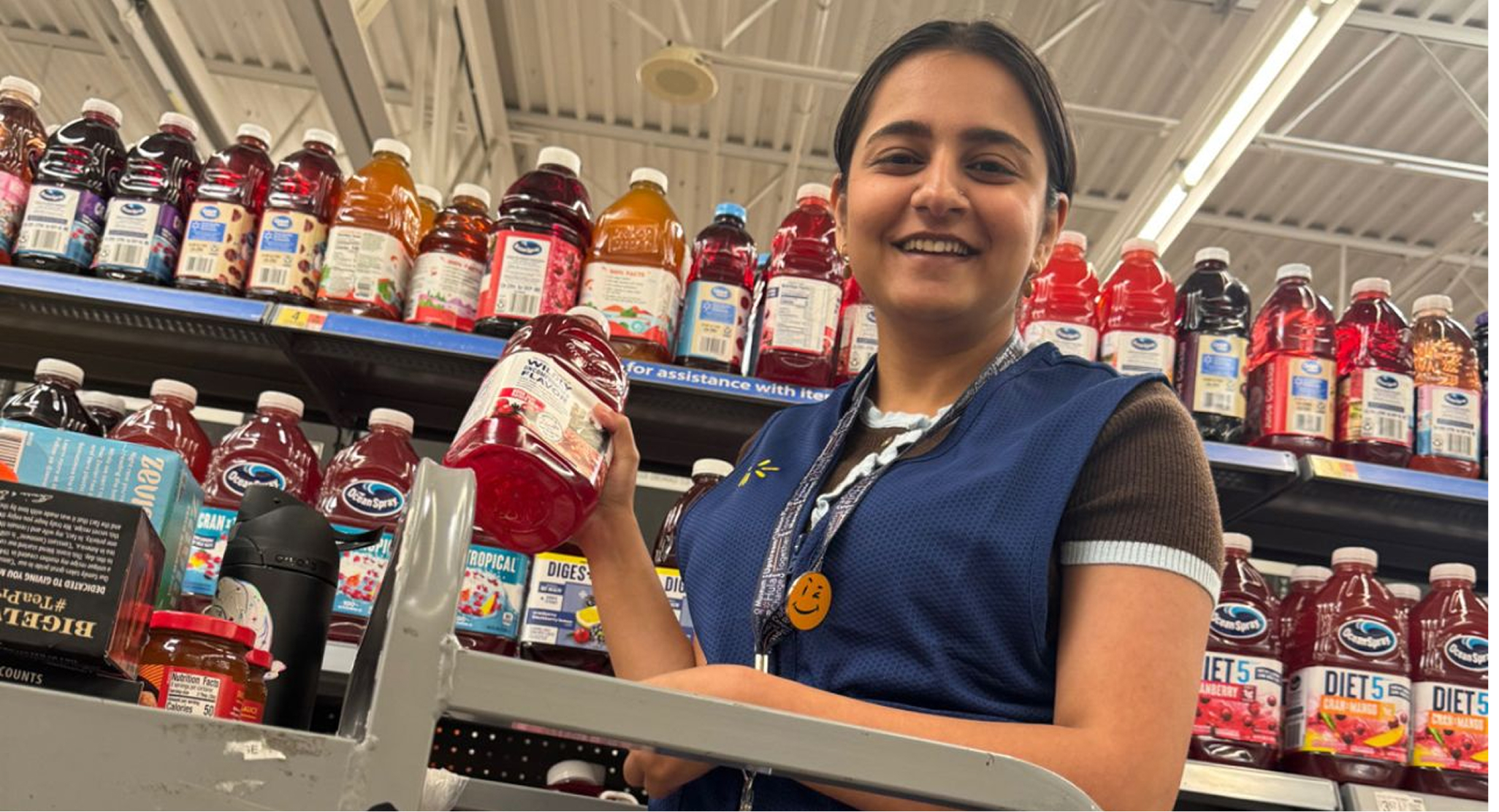 Walmart associate sharing their store experience