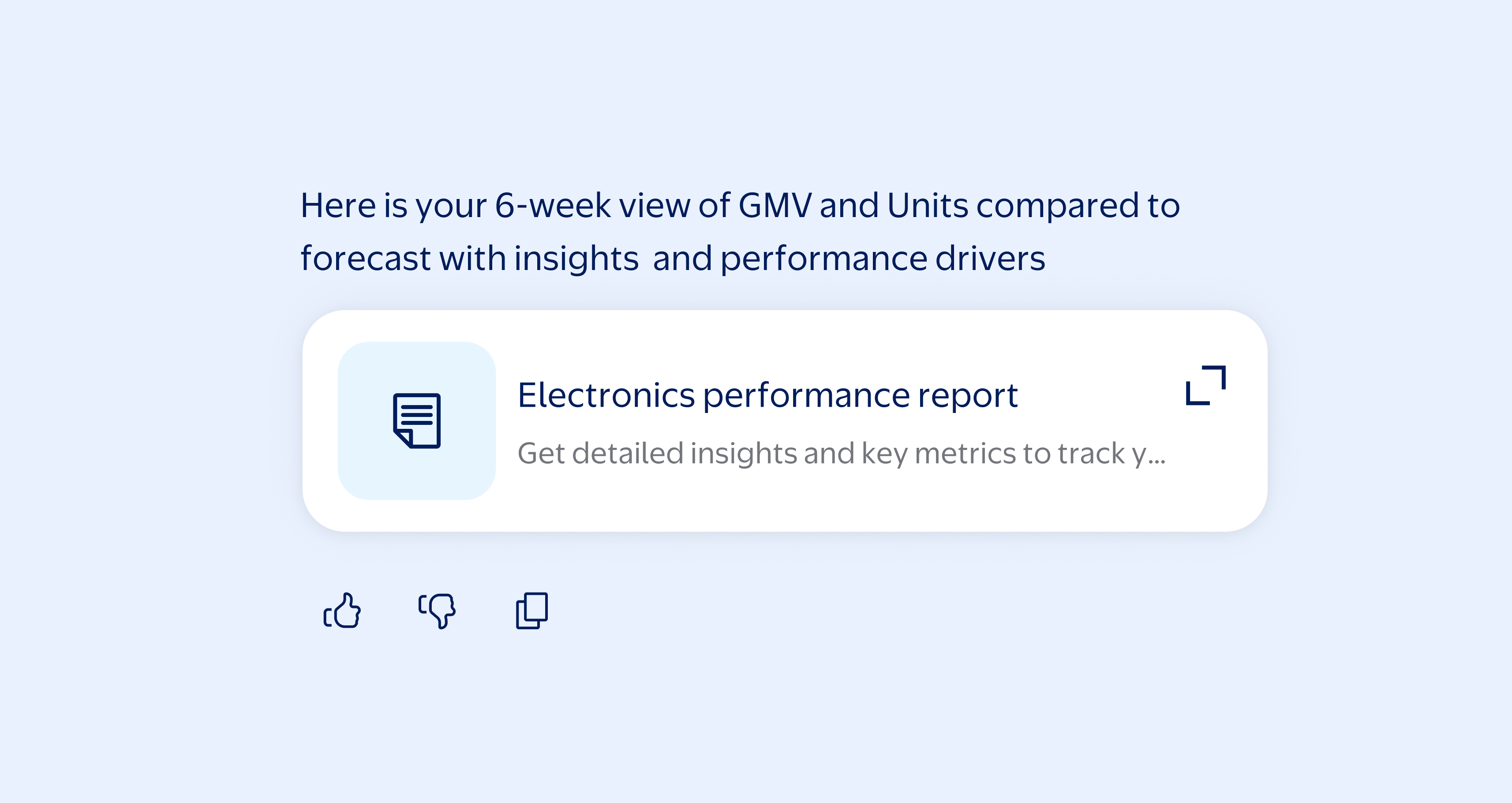 Pulse AI generated performance report