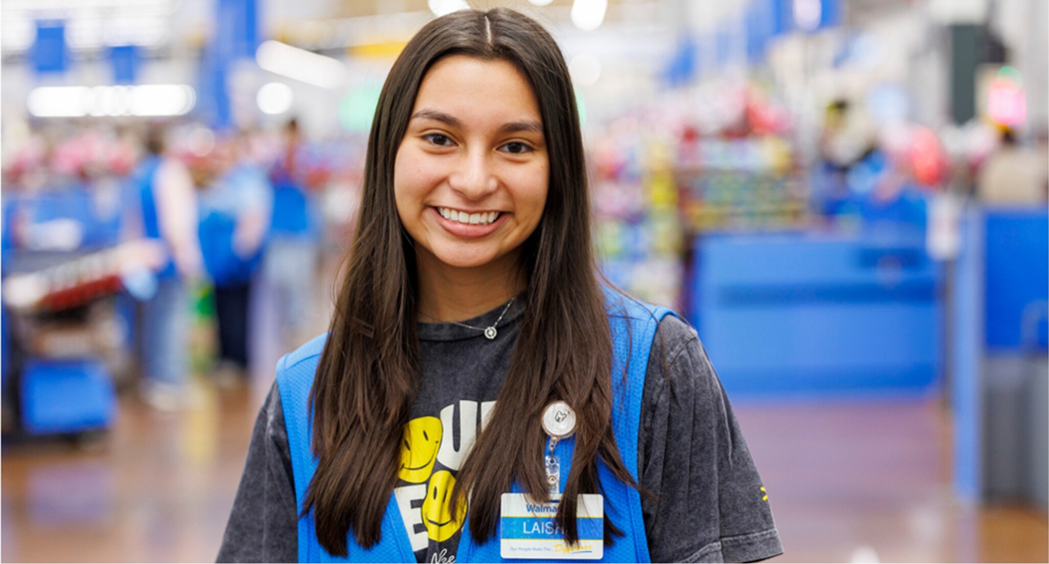 Walmart associate portrait